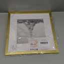 upsimples 12x12 Picture Frame, Display Pictures 8x8 with Mat or 12 x 12 Without, Wall Hanging Square Frames, Gold, 1 Pack