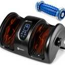 LifePro Shiatsu Foot Massager with Heat, Foot Massager with Heat for Plantar Fasciitis, Remote Control, Deep Kneading for Leg, Calf, Feet, Ankle with Free Roller Gifts for Mom Dad