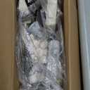 Forbena Foldable Toddler Tower Kitchen Learning Stool Helper, Montessori Kids Standing Tower for Counter, Collapsible Adjustable Baby Child Step Stool with Safety Net for Bathroom Sink (Grey) (Gray)