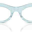 Ray-Ban Rx2242v Wayfarer Oval Photochromic Prescription Eyewear Frames (Photochromic Frame Waves Azure/Demo Lens)