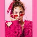 TWING 4x6 Picture Frame,Pink Picture Frames Display Pictures 3.5x5 with Mat or 4x6 Without Mat,Colored Photo Collage Frame for Table Display, Ideal Gift to Family and Friends,1 Pack