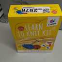 CraftLab Knitting Kit for Beginners, Kids Adults Seniors Includes All Knitting Supplies: Wool Yarn, Knitting Needles, Yarn Needle and Instructions  Fantastic DIY Gift Learn to Knit Arts & Crafts Kit