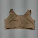 BRABIC Zip Front Closure Everyday Bra for Women Post Surgery Compression Support with Adjustable Straps Wirefree (Beige, Medium)