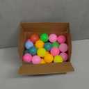 60Pcs Table Tennis Balls,40mm Plastic Ping Pong Ball for Game,Party,DIY Arts,Pet Toy,Decor,Multi Colored,Less Bounce
