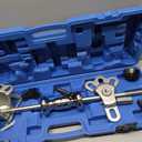 9-Way Slide Hammer Puller Set | 19PCS Front Wheel Hub Bearing Remover & Rear Wheel Axle Hub Dent Repare Tool Kit Internal/External Slide Hammer Puller Set