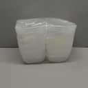 6-Pack 7 Inches Clear Self Watering Planters for Indoor Plants Large African Violet Plant Pots Plastic Wick Flower Pots with Water Injection Hole, Orchid Plant Pot Set, Clear