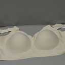 OEAK Womens Wireless Jelly Bra Plus Size Supportive Seamless Bras Full Coverage Push Up Comfortable No Underwire Tshirt Bras Beige 3XL