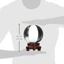 Amlong Crystal Clear Crystal Ball 150mm (6 inch) Including Wooden Stand
