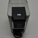 Single Serve Coffee Maker for K-Cup Pod and Grounds, Hot and Iced Coffee Maker, Strong Button Feature, 6 to 14oz Brew Sizes, 50oz Removable Reservoir, Up to 6.5 Inch Cup, Stainless Steel, Black