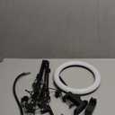 10.24in Ring Light with Overhead Phone Mount, 5cm Heavy Duty Clamp, Dimmable LED Desk Lamp for Makeup, TikTok Videos, YouTube, Live Streaming, Cooking, Online Teaching, Vlog