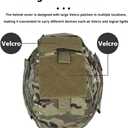 AZB Tactical Airsoft Helmet Cover with Counterweight Bag for MICH 2000 Ver2/ACH Helmet