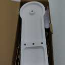 Jewelry Earring Holder Organizer, Adjustable 5 Tiers Rotating Earring Holder 3 Tier Necklace Holder with Wooden Base, Multi-Functional Jewelry Organizer Display Stand for Studs Bracelet Women(Gold)