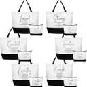 Abbylike Christian Women Gifts Bags Bible Verse Tote Bag Inspirational Religious Church Cosmetic Makeup Bag