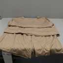 Eytino Women Plus Size 2 Piece Outfits Sweatsuit Short Sleeve Pullover Tops and Drawstring Shorts Pants(1X-5X) (4X, Brown)