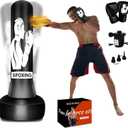 Standing Punching Bag for Adults, 70" Punching Bag Stand, Boxing Heavy Bag with Stand, Freestanding for Adults Men MMA Thai Fitness Karate Muay Beginners