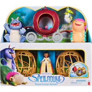 Spellbound, Magical Carriage Adventure Set with 3 Collectible Action Figures, from The Netflix Movie, Kids Toys for Girls & Boys Ages 6 and up (1)