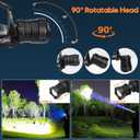 Bud K LED Headlamp Rechargeable, Upgraded 30W Super Bright Head Lamp 1000 High Lumen with 6 Modes, Zoomable, IPX6 Waterproof Headlamps for Outdoor Hiking, Camping, Running, Fishing, Hunting