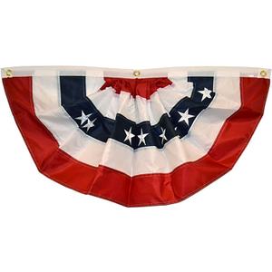 Bunting US Flag, 48", Red, White & Blue