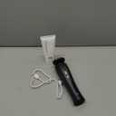 INIA 3-in-1 Red Light Therapy for Face and Neck Beauty Device for Puffiness & Skin Firming Skincare Tool (Black)