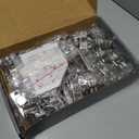 Cabinet Hinges - 24 Pack for 1/2 inch Overlay Cabinet, Face Frame Concealed 105Deg Self Closing Hinges, Stainless Soft Close Cabinet Door Hinges with Mounting Screws and Repair Plate