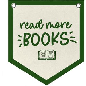 Reading Nook Kids Nursery Toddler Room Classroom Decor, Vintage Felt Pennant Wall Art Hanging Decorations for Kid Classroom Reading Corner Dorm Nursery Toddler Decor, 12x14 Inch