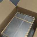 Okllen Glass Wedding Card Box with Lock and Slot, Gold Rim Envelop Box Gift Holder, Vintage Clear Card Box for Wedding Reception, Baby Shower, Birthday, Graduation (Glass Box and Lock Only)