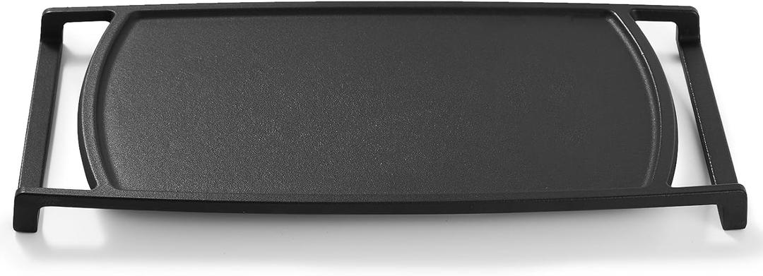 Upgraded 316499900 Griddle Replacement for Frigidaire Stove Top Parts 18.9 x 9.25" Gas Range Cast Iron Middle Burner Griddle Plate Frigidaire BGGF3042KFA BGGF3042KFC Stove Cooktop Flat Top Pan