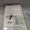 100% Blackout Shield Linen Blackout Curtains for Bedroom 84 Inches Long, Back Tab/Rod Pocket Living Room Drapes, Thermal Insulated Blackout Curtains 2 Panels Set, 50" W x 84" L, Cream