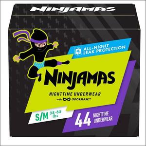 Pampers Ninjamas Nighttime Boys' Underwear - (Size S/M, 44 count)