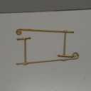 Display Stand for Plate, Foldable Metal Plate Stand for Table, Decorative Easel Holder for Picture Frames, Photos, Wedding Cards, Sign Posters, Cavas, 12-inch Gold 2-Pack