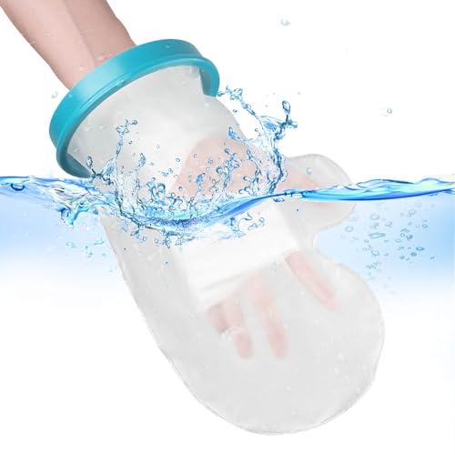 UpGoing Waterproof Hand Cast Covers for Shower Bath, Adult Watertight Wrist Protector Resuable Wound Bandage Sleeve Bag for Broken Hand, Fingers, Surgery, Burns [2025 Upgrade]
