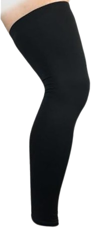 Mobestech 2pcs Sports Leg Sleeve Aso Ankle Brace Women Compression Socks Knee Brace for Running Support Sleeve Bottom (Black)