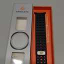 Bandletic Magnetic Silicone Band Compatible with Samsung Galaxy Watch 8 40mm 44mm / Watch 8 Classic 46mm 2025, No Gap Soft Breathable Replacement Strap for Men Women, Black/Red