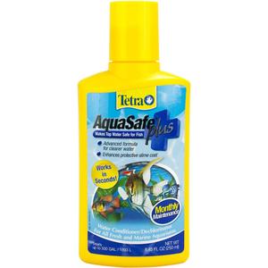 Tetra AquaSafe Plus, 8.45 Ounces, aquarium Water Conditioner And Dechlorinator, Model Number: 46798162681