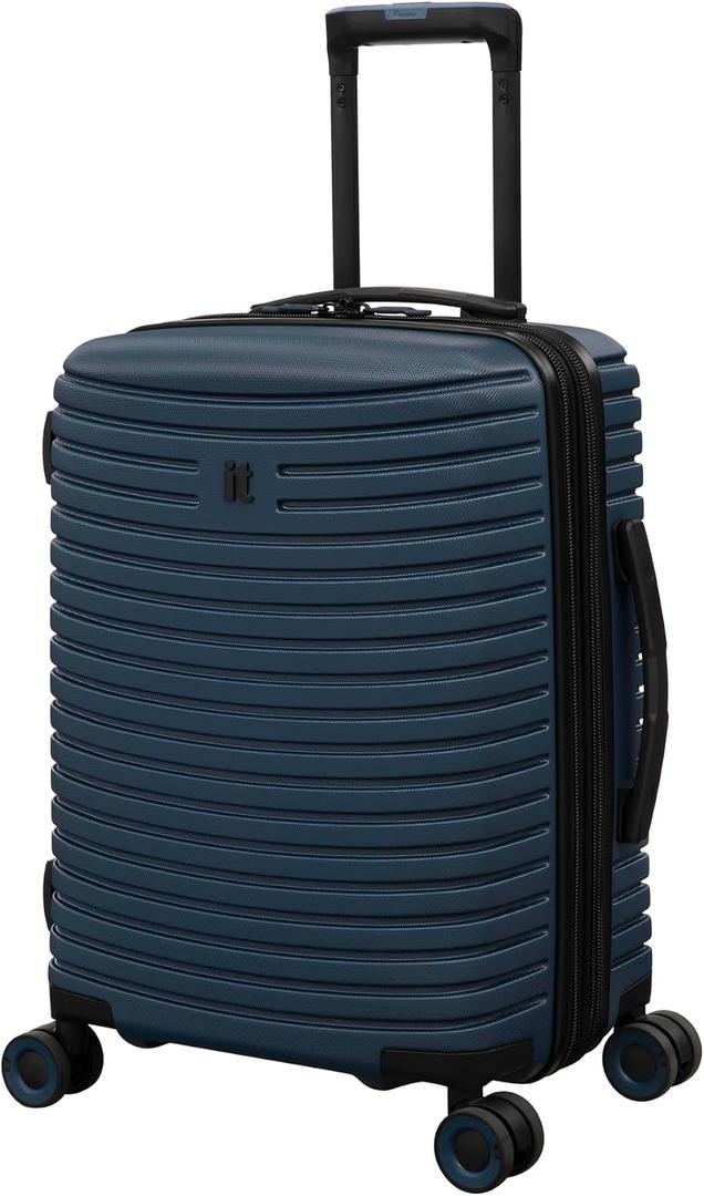 It Luggage Precursor Titan 21" Hardside Carry On 8 Wheel Expandable Spinner, Majolica Blue, Small