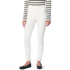 Amazon Essentials Women's Stretch Denim Mid-Rise Pull-On Skinny Jegging (18, White)