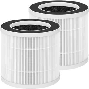 AP-01 Replacement Filter Compatible with Provirtec AP-01 Air Purifier, 4-in-1 H13 True HEPA Filter with Activated Carbon, 2 Pack