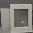 ZBEIVAN 11x14 White Picture Mats with Core Bevel Cut Frame Mattes for 8x10 Pictures with Backing Bags - Pack of 12