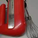 5-Speed Electric Hand Mixer, 800W Handheld Mixer with Turbo for Baking & Cooking, Kitchen Food Mixer with Storage Case & 6 Stainless Steel Attachments (2 Beaters, 2 Dough Hooks, 2 Whisks)-Red