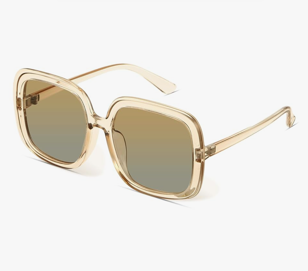 miyya Oversized Polarized Sunglasses Women, Trendy Retro Sun Glasses for Women 2025, Oversized Shades