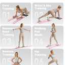 MERACH Pilates Board, Pilates Reformer Set with Timer and Resistance Bands, Portable Pilates Equipment for Home Workout, Ab Core Trainer Pilates Kit for Women and Beginners