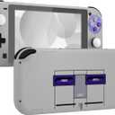 eXtremeRate Classic SNES Style DIY Replacement Shell for Nintendo Switch Lite, NSL Handheld Controller Housing w/Screen Protector, Custom Case Cover for Nintendo Switch Lite