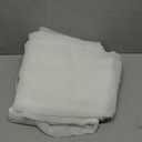 TOAVA DECO Extra Wide White Pinch Pleated Curtains 70x102 Inches Long Window Curtains Faux Linen Semi Sheer Drapes Light Filtering with Hooks Track for Living Room Bedroom Sliding Door,1 Panel