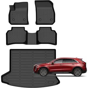 for Cadillac XT4 Floor Mats 2025 2019-2024,Car Mats for Cadillac XT4 All Weather Floor Mats Rubber Car Mats Cargo Liner Accessories 2019-2025
