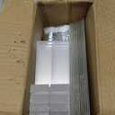 MAQUITA 10 Pack Clear Arch Acrylic Sign with Stand, DIY Arch Sign Blank, 5x7 Inch Clear Acrylic Holder for DIY Name Card, Event&Party Decoration, Wedding Table Numbers