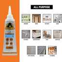 Gorilla 100% Silicone Caulk, Waterproof Sealant, 2.8oz Squeeze Tube (Pack of 2)  Clear -10 Year Mold Resistant Kitchen, Window, Bath, Marine, Door and More