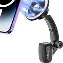 for MagSafe Car Mount Cigarette Lighter [Dual USB Charger] Magnetic Phone Holder for Car Charger [Fast Charging] Phone Holders for Your Car for iPhone Air 17 Pro Max16 15 14 13 12, S25, All Smartphone