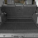 Cargo Mat for 2013-2024 Toyota 4Runner 5 Seats, All Weather TPE Cargo Liner Trunk Mat with Backrest Mat for Toyota 4Runner Accessories (Not fit Sliding Cargo Tray)
