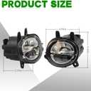 Pair Front Fog Lights Assembly Compatible with 3 Series F30 F35 320i 328d 330e 428i 435i 430i 440i 2012-2018 Driver and Passenger Side Fog lamp 63177315559 63177315560 Left and Right