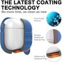 for AirPods Pro Case, Waterproof Silicone Cover for 2nd Generation | Waterproof Protection | Portable | for USB-C/Wireless | Anti-Lost | One piece | Blue
